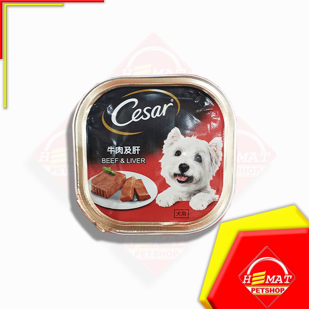 Cesar Wet Dog Food All Varian 100 Gram Makanan Anjing