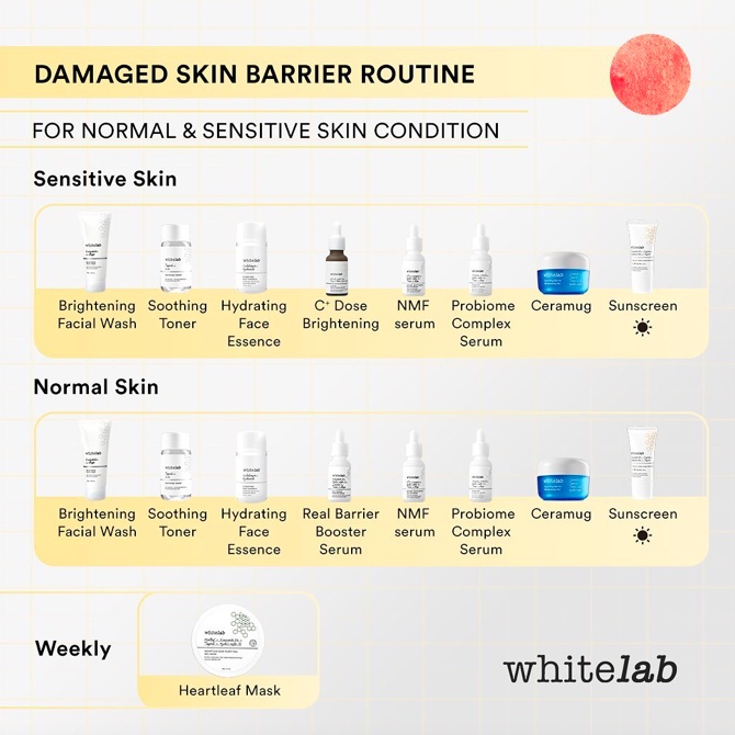 WHITELAB Brightening | Peeling Gel Cleanser Wash Toner Serum Day Night Eye Cream Acne Mask UV Shield Sunscreen