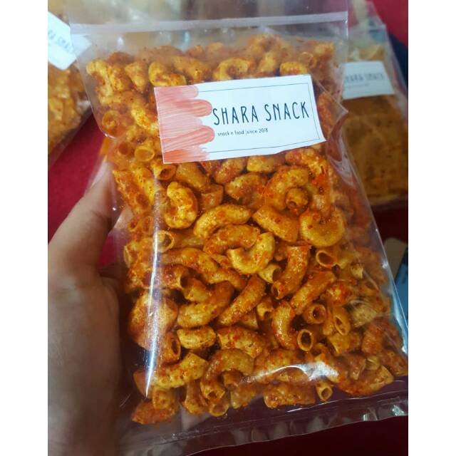 

MAKARONI KRIUK BUMBU KERING PEDAS ASIN