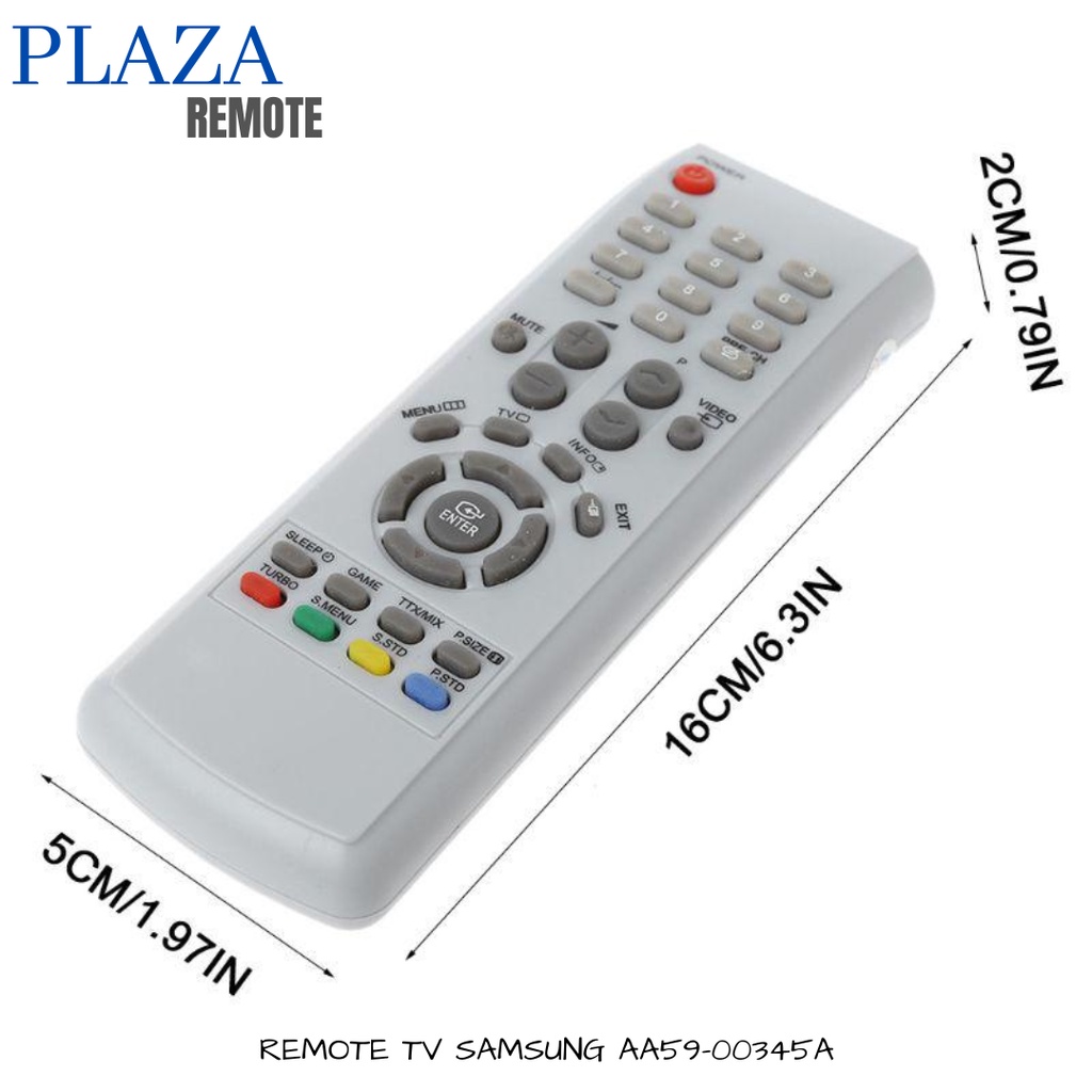 REMOTE SAMSUNG TV TABUNG PUTIH TIPE 345