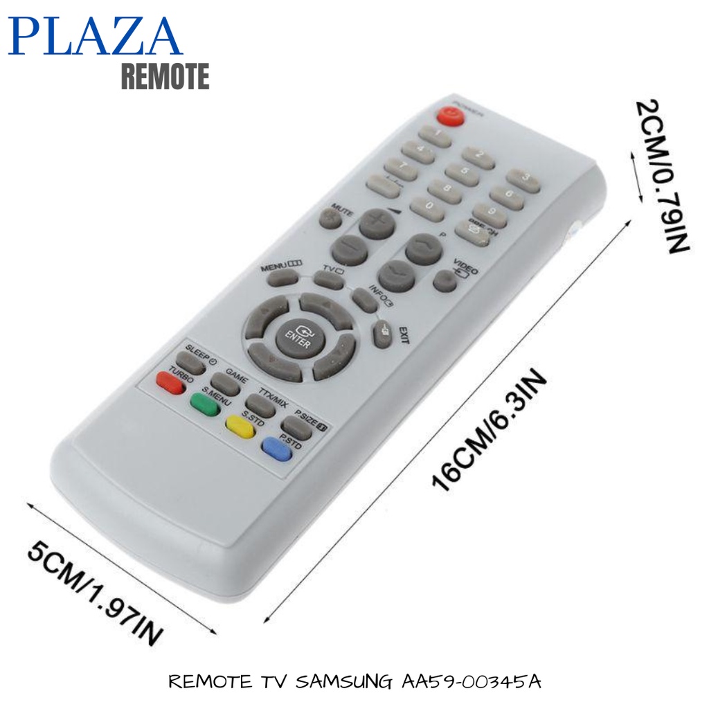 REMOTE SAMSUNG TV TABUNG PUTIH TIPE 345