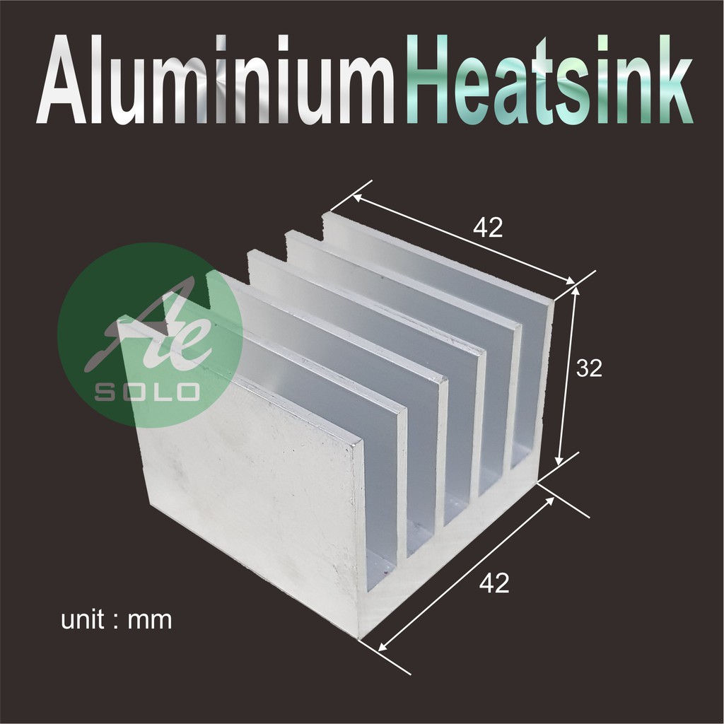 Heatsink Aluminium Radiator 42x42x32 Mm Heat Sink Pendingin Aluminum