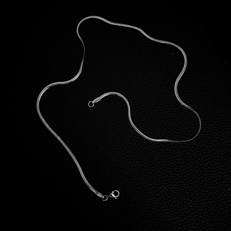 Snake Bone Necklace Accessories Simple Trendy Hip Hop Street