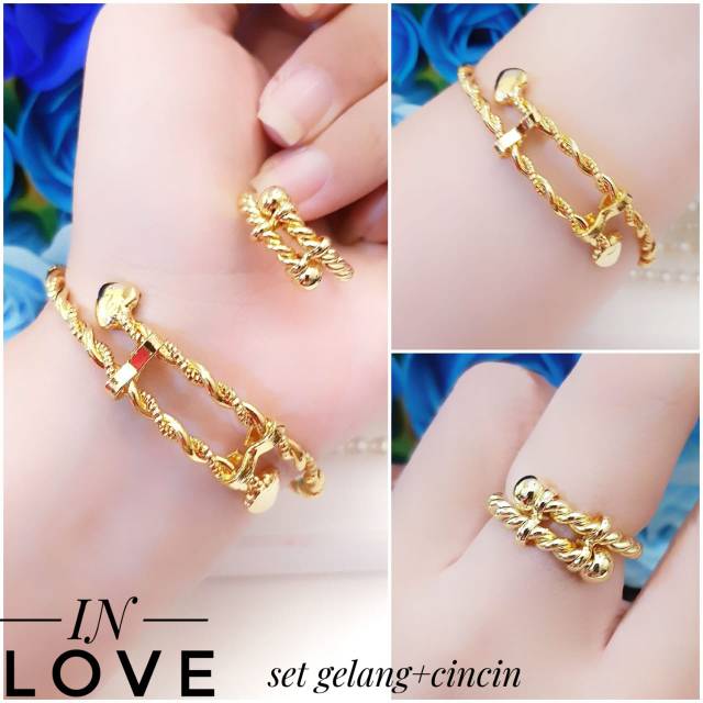 Xuping set perhiasan lapis emas 24k 3006