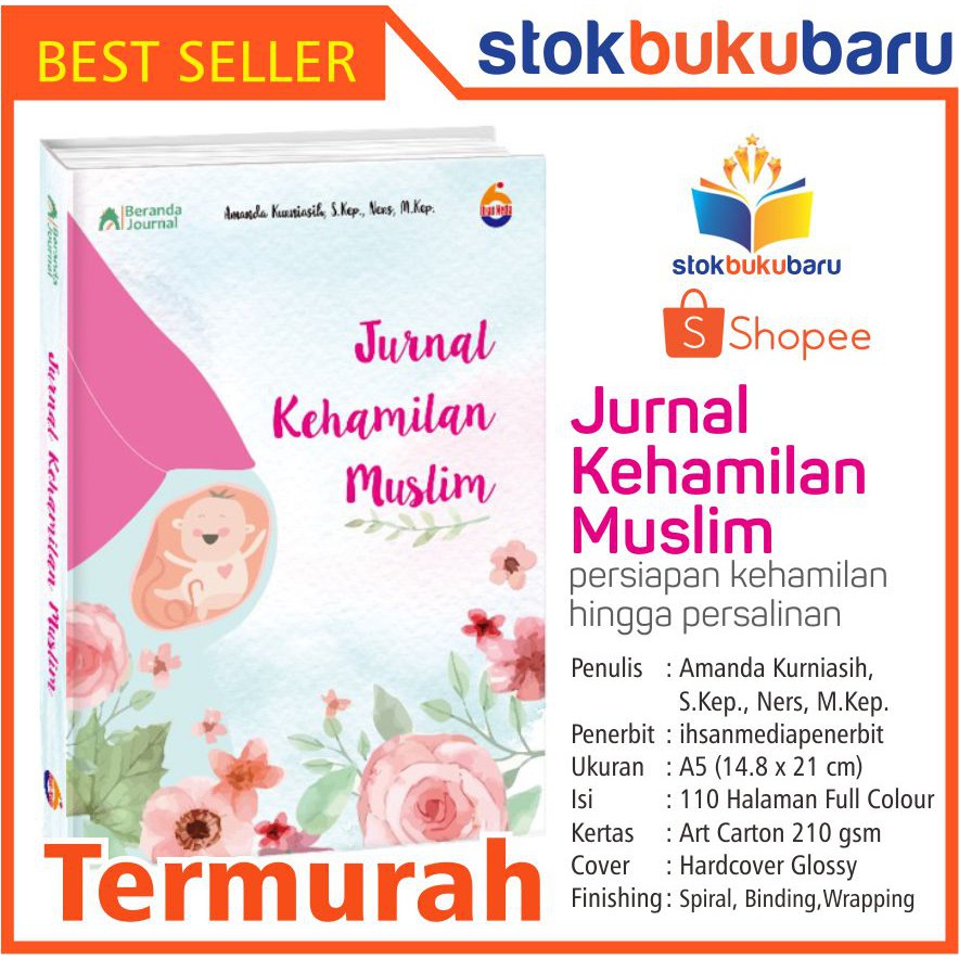 Buku Jurnal Kehamilan Muslim Shopee Indonesia