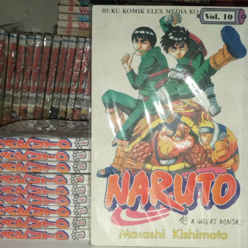 komik naruto vol 1-10 set