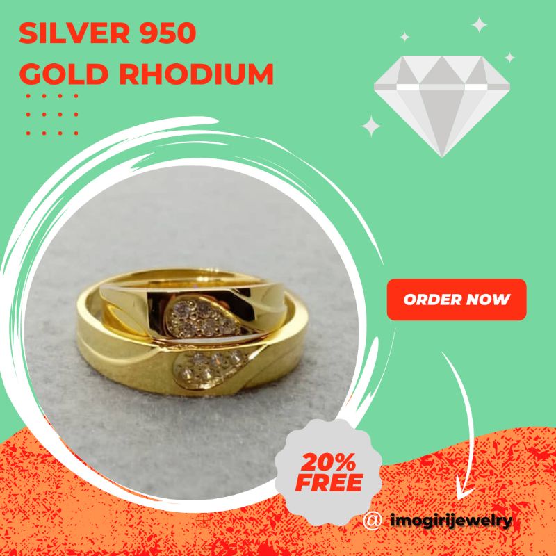 Cincin Silver Couple Cincin Nikah