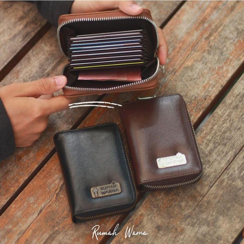 Dompet Kartu Polos Rumah Warna