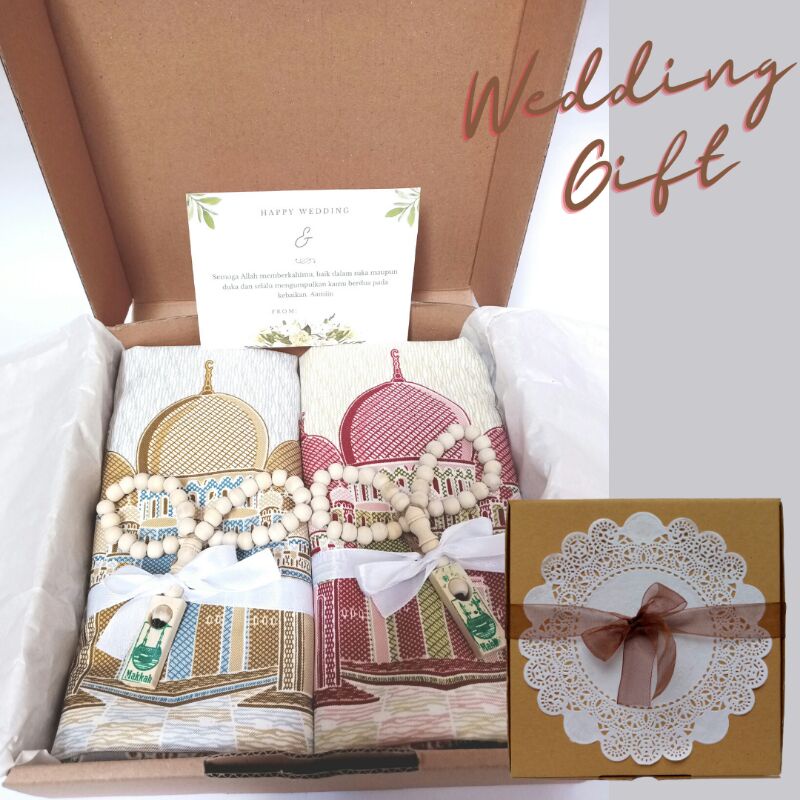 Sajadah Couple / Kado Pernikahan / Hampers Pernikahan / Hadiah Couple / Hadiah Pernikahan / Hampers 