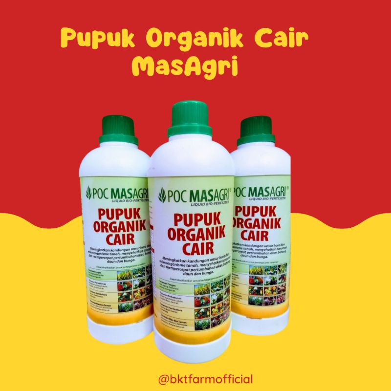 Jual Agromart- Pupuk Organik Cair (POC) MASAGRI Bio Fertilizer Nutrisi ...