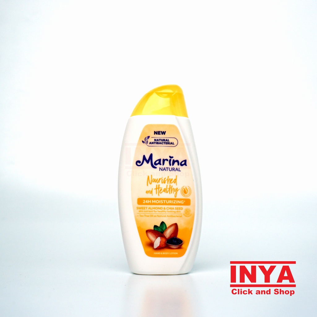 MARINA NATURAL NOURISHED AND HEALTHY ALMOND 95ml - Hand and Body Lotion