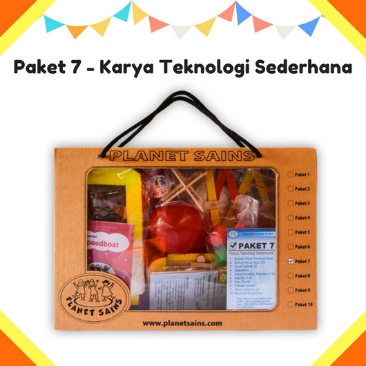 PAKET 7 - KARYA TEKNOLOGI SEDERHANA | MAINAN ANAK | MAINAN EDUKASI