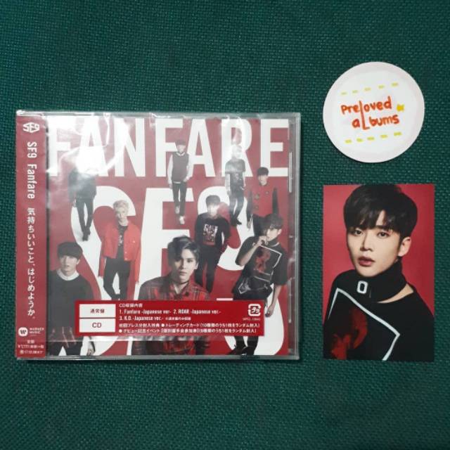 SF9 Japan 1st Single - Fanfare (Reguler Edition) + Rowoon photocard