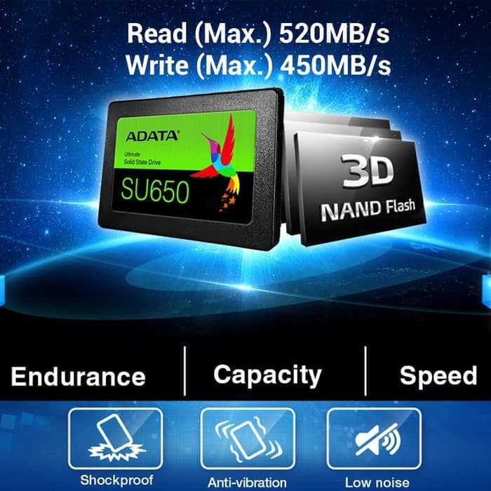 Adata SSD SU650 Ultimate 480GB 2.5&quot; SATA III