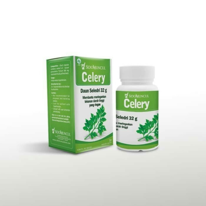 

Sidomuncul Celery isi 30 Jamu Herbal Tekanan Darah Tinggi Seledri (BERKUALITAS)