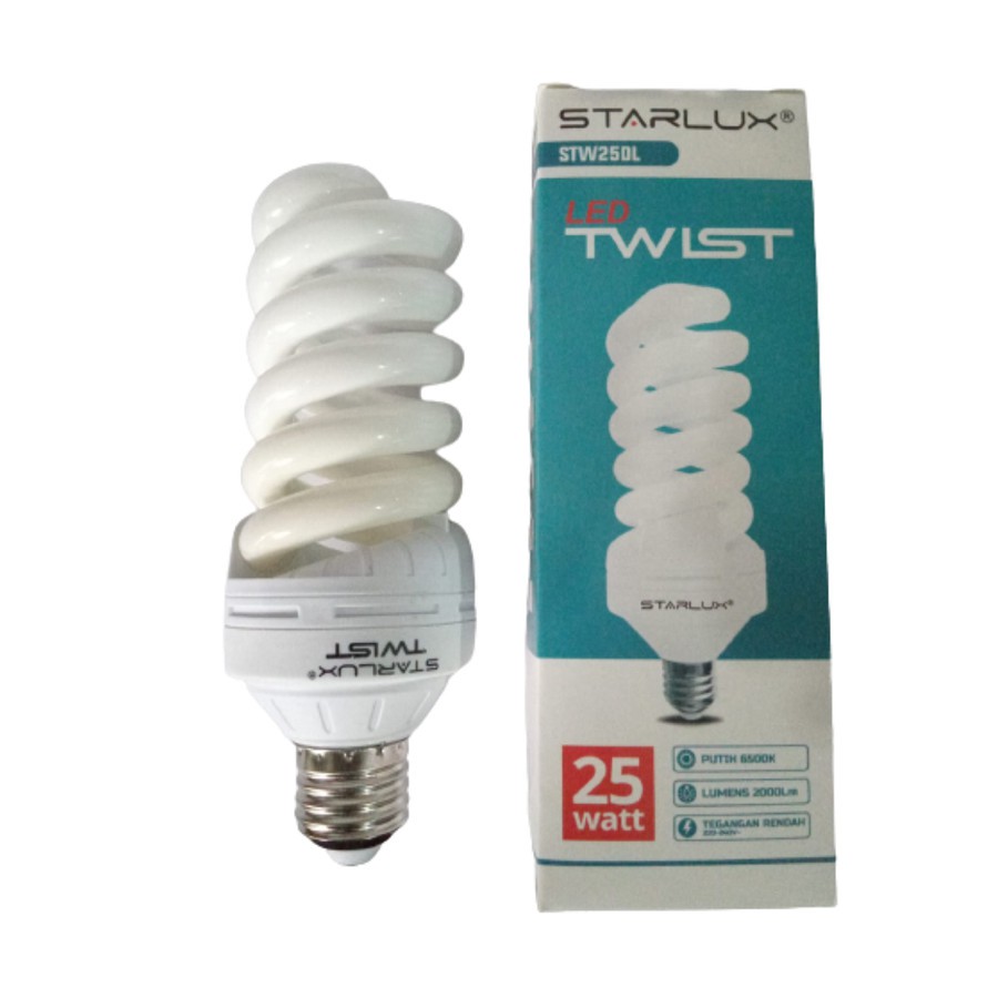 TORNADO LAMPU LED STARLUX 25 WATT BOHLAM LED TWIST