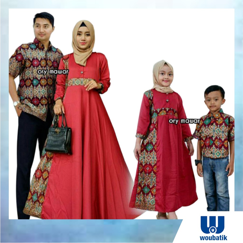 SHOPASHOP SOLO Raisa Couple Kebaya Modern Setelan Brukat Gamis