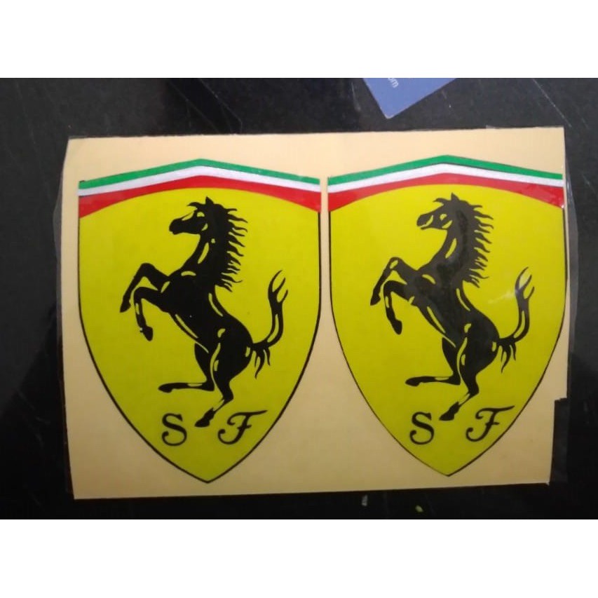 

sticker cutting logo ferrari