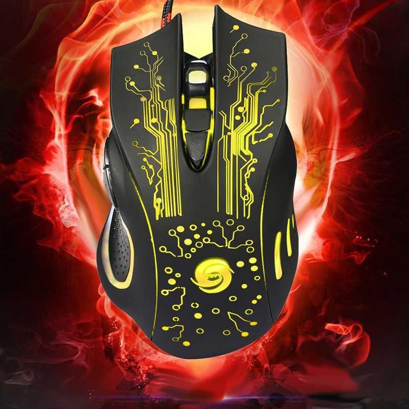 ®PROMO❗ Mouse Gaming USB Komputer Murah Mos LED RGB Aksesoris Laptop PC Mous Game Leptop