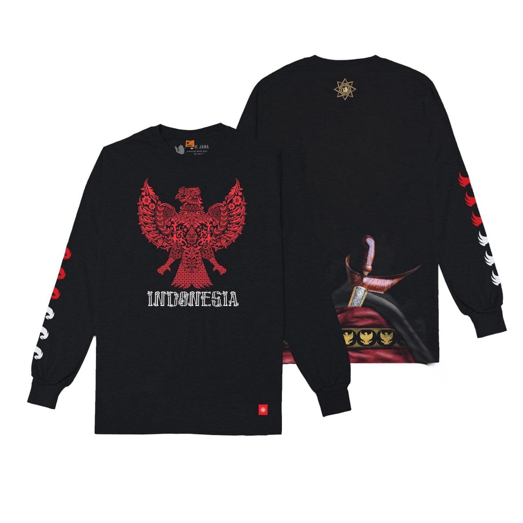 KAOS BIJAK JAWA GARUDA LENGAN PANJANG