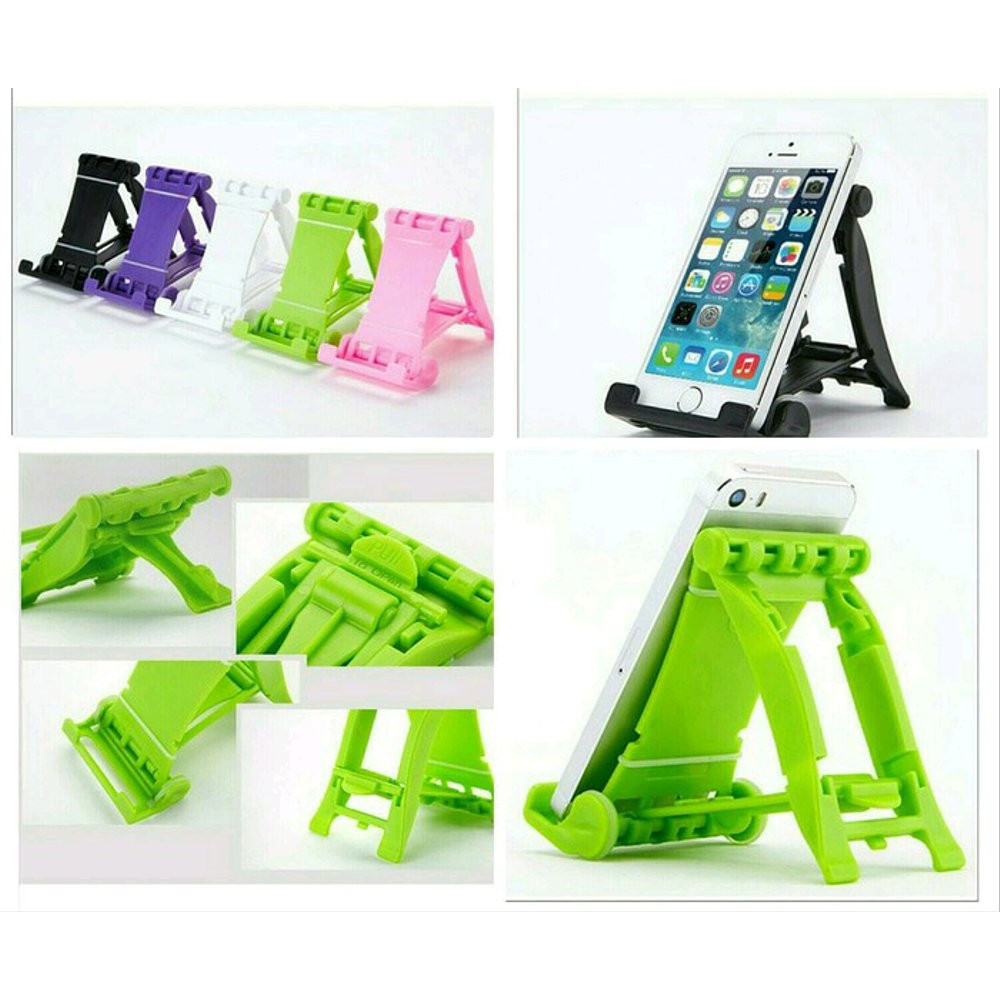 [SHP01] Kursi HP Stand Dudukan HP Universal Holder Handphone Multifungsi - Random Colour