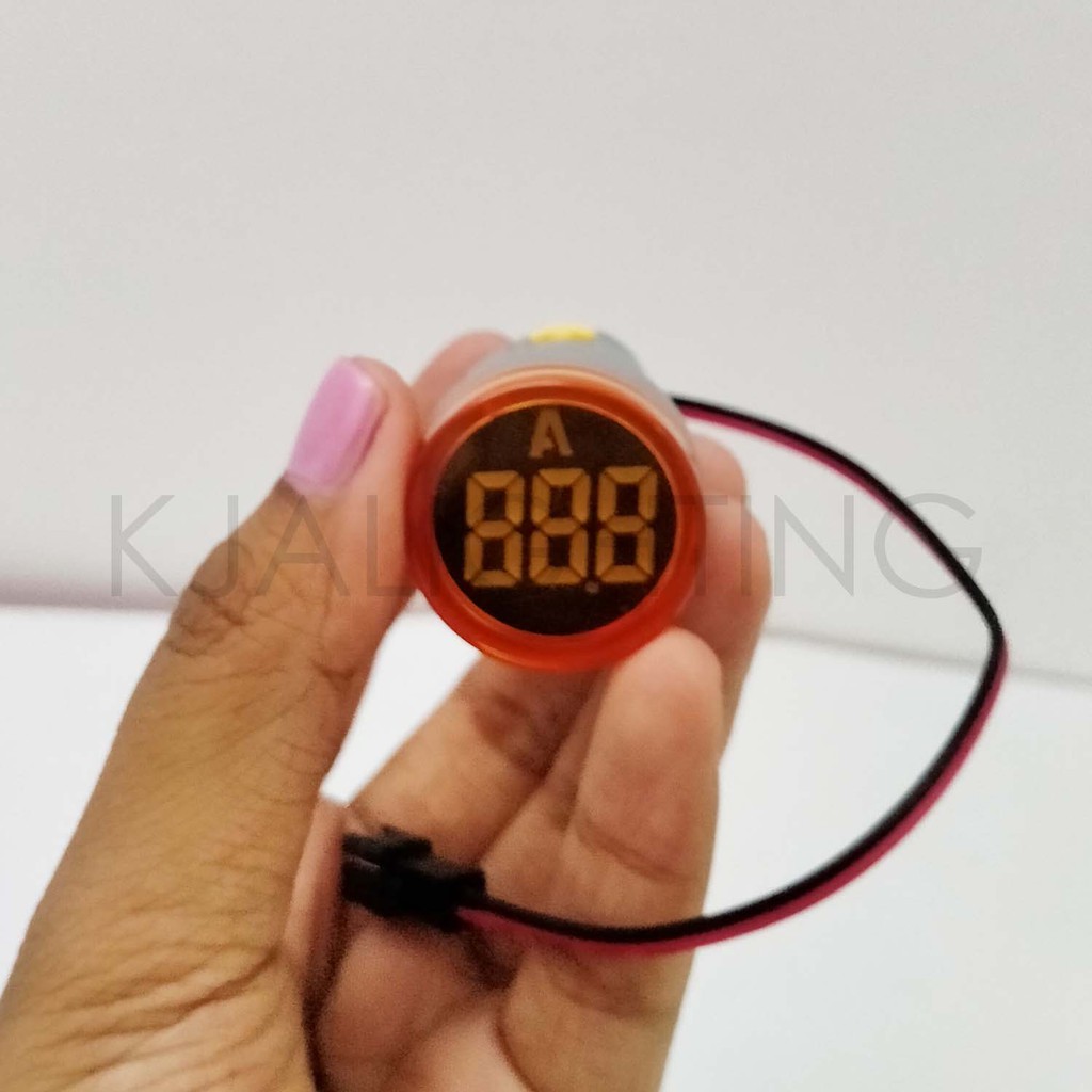 AMPERE METER DIGITAL MODEL PILOT LAMP 22MM BULAT