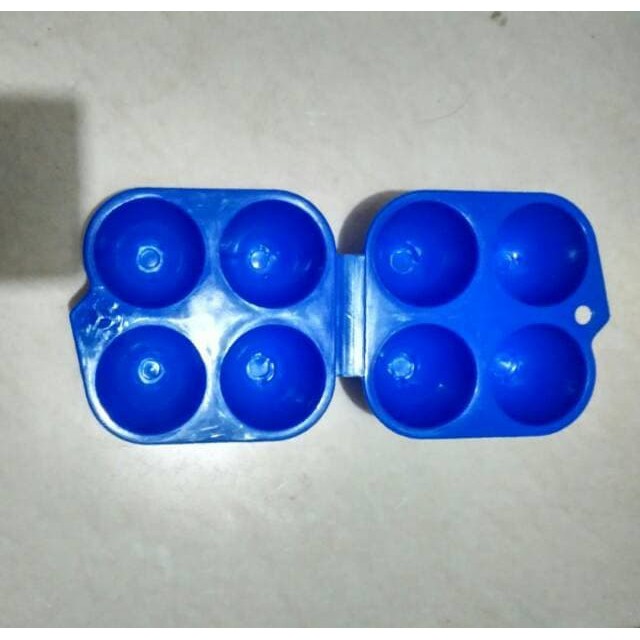 Tempat Telur Isi 4 Egg Holder Case Outdoor Camping Masak Portable