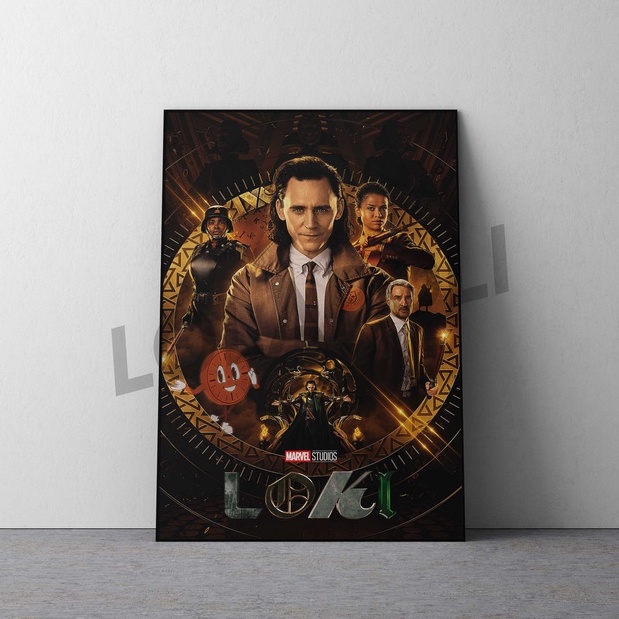 Hiasan Dinding Poster Kayu - Loki