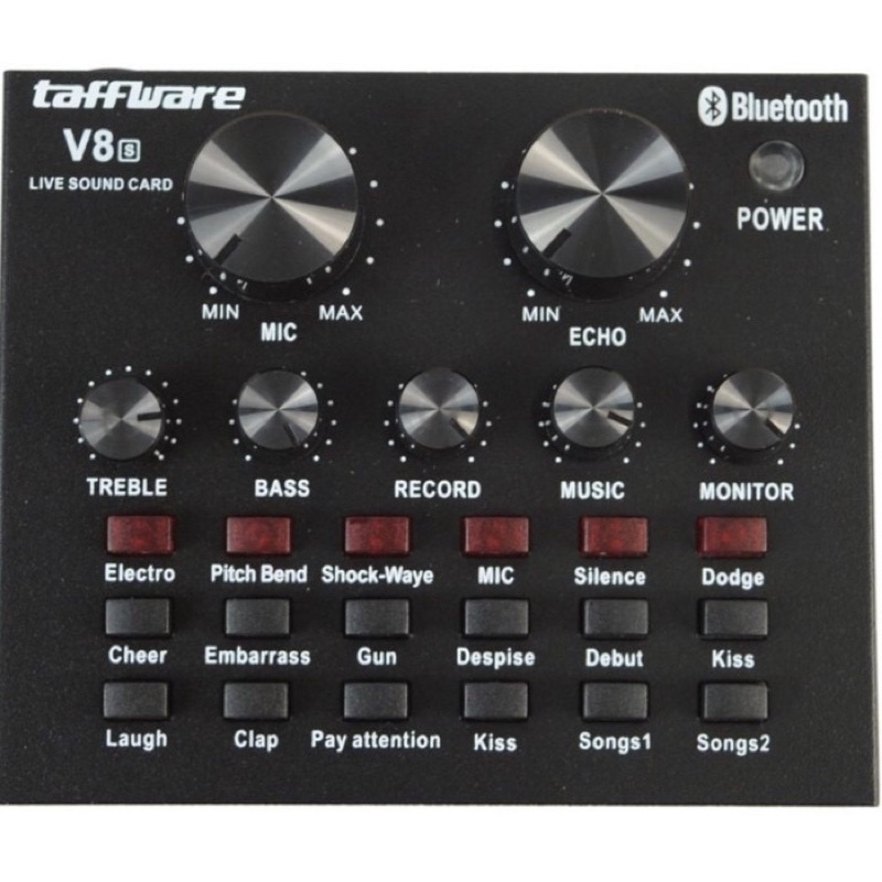 Soundcard V8s Original Taffware / Sound Effects / Mic Consender
