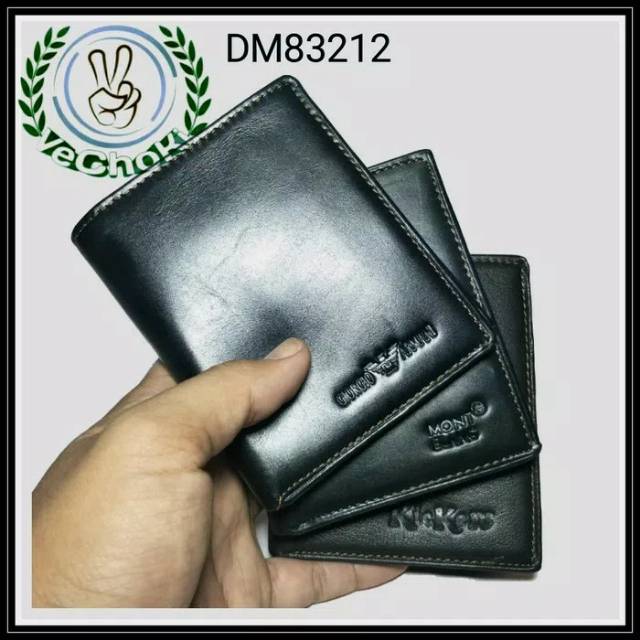 Dompet Berdiri Kartu Kulit Sapi Asli - Montblanc