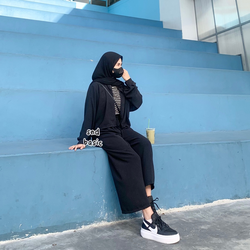 RUBY CROP TOP CRINKLE SHIRT | KEMEJA KATUN KRINGKEL CROP PREMIUM | KOREAN CROP TOP-1