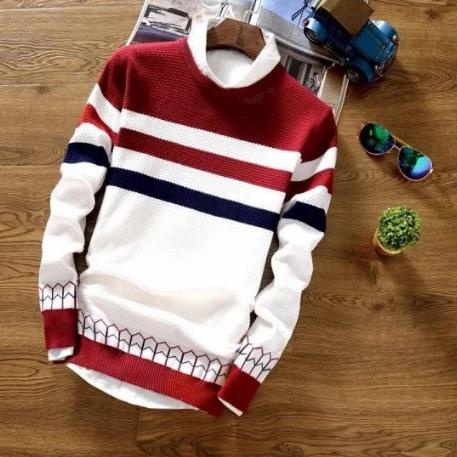 <L-UUW> <✔> Sweater BIG SIZE S M L XL XXL XXXL 4XL Switer Rajut Ranggo Atasan Pria Baju Rajut /Outer