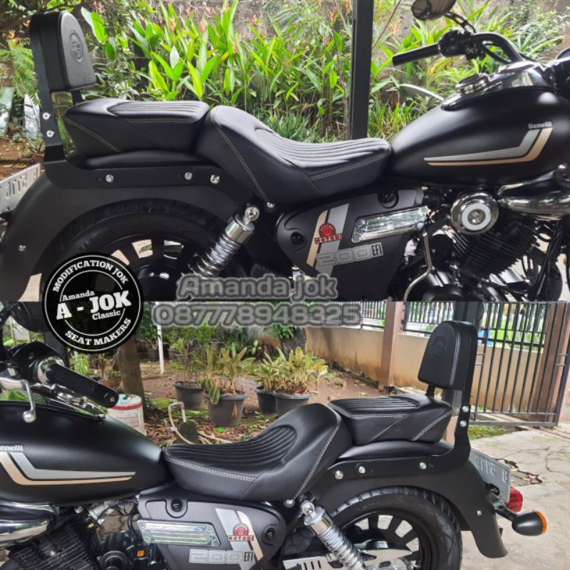 JOK DAN SANDARAN CUSTOM BENELLI MOTOBI 200 EFI