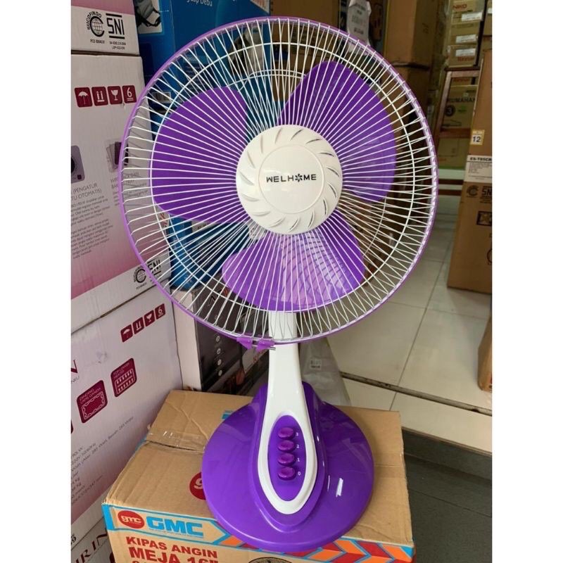 Kipas Angin Meja / Desk Fan/ Kipas Angin Dinding WH 1251/ 1252 Welhome