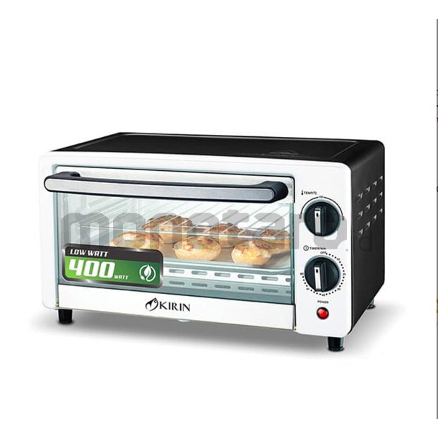 [ Kirin ] Oven Listrik KIRIN Toaster 10 Liter KBO 100M LW - Low Watt 400W - 10L