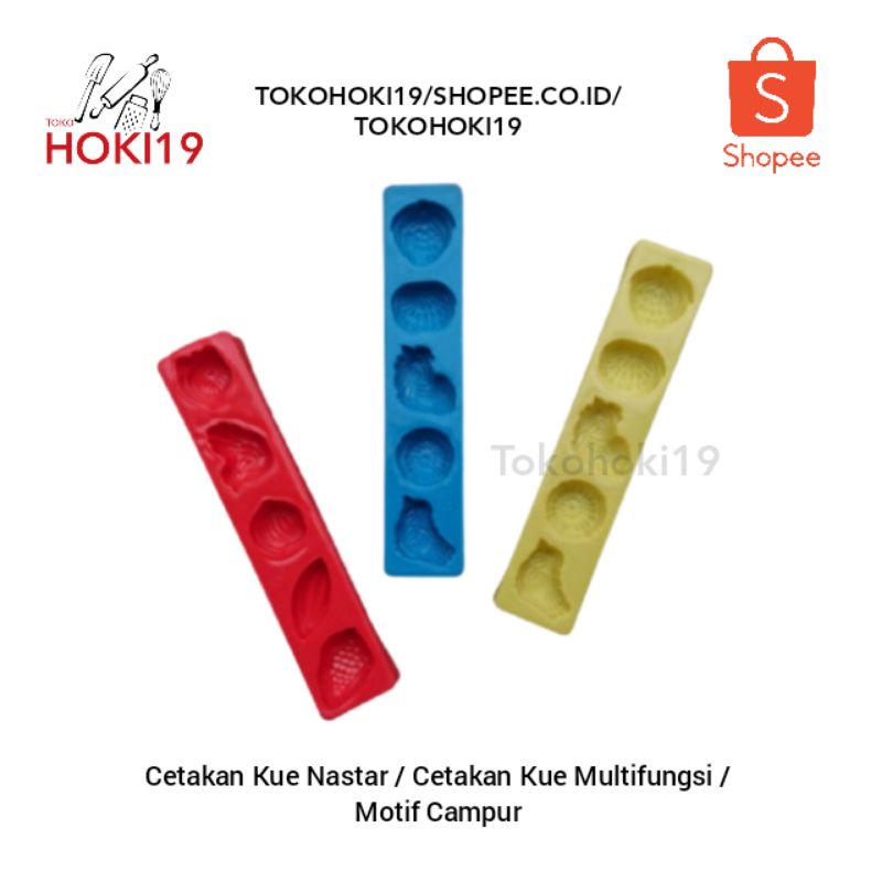 Cetakan Kue Ku / Cetakan Kue Tok / Cetakan Kue Nastar Buah - Tokohoki19