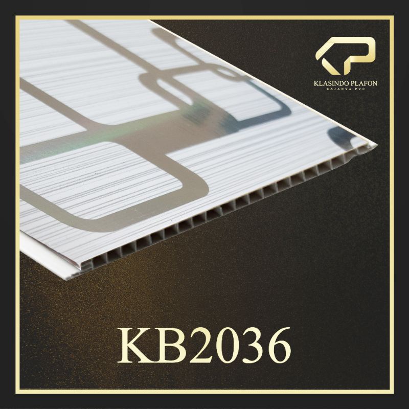 Plafon PVC Murah Bdg Motif Kotak Hologram