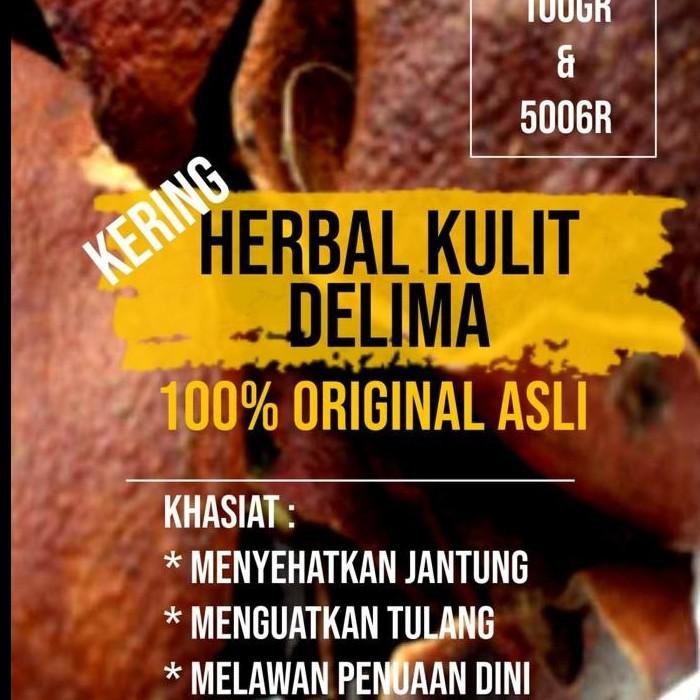

Kulit Delima Kering Asli 500gr | Melawan Penuaan Dini