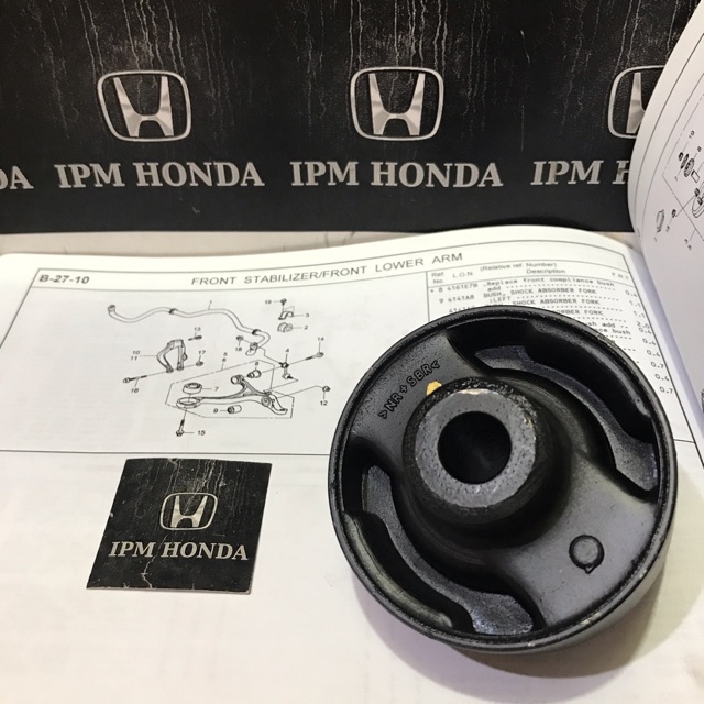 51391 SFE TA0 Bos Bush Bushing Sayap Arm Depan Bawah Besar Honda Odyssey RB1 2004-2008 RB3 2009-2013 Accord CP2 2008-2012 Elysion 2005-2010