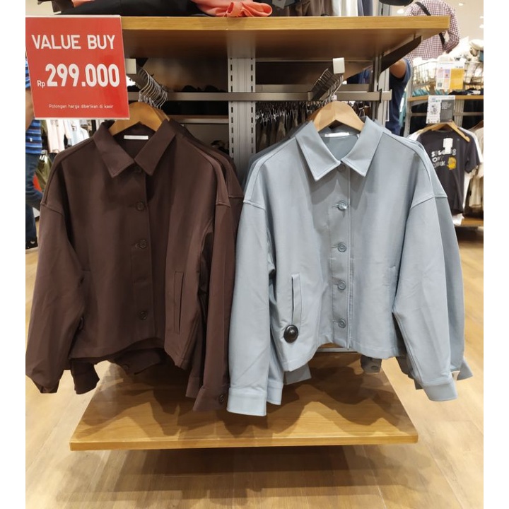SALE  UNIQLO WOMEN , JAKET RILEKS JERSEY