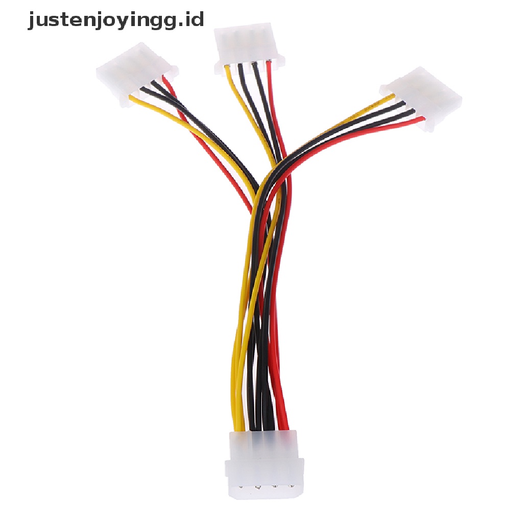 Kabel Adapter Splitter Power Supply 1 Ke 3 Molex IDE Female 4 Pin IDE