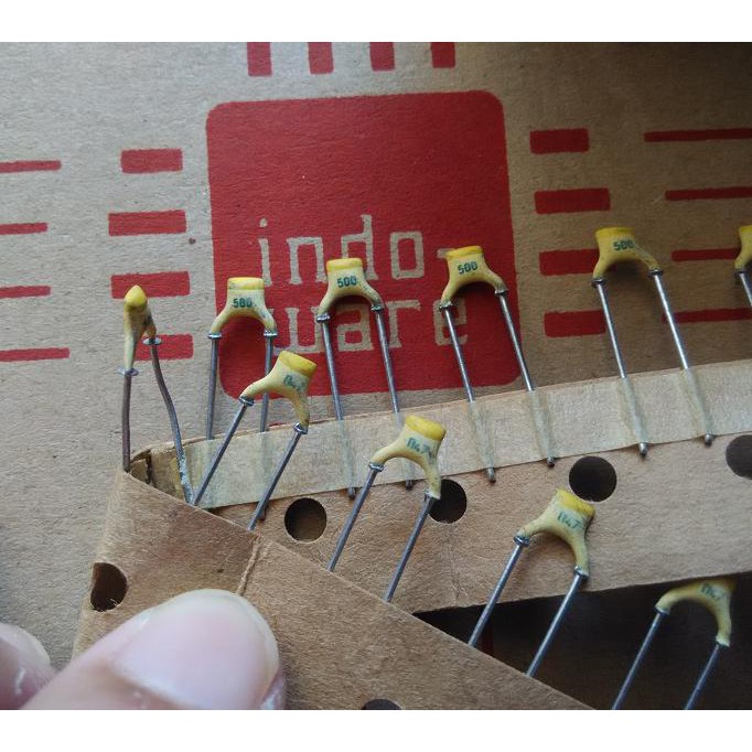 Philips High Frequency Ceramic Capacitor 470Pf N47 470Pf 470 Pf 500V Inwer3216 Ayo Beli