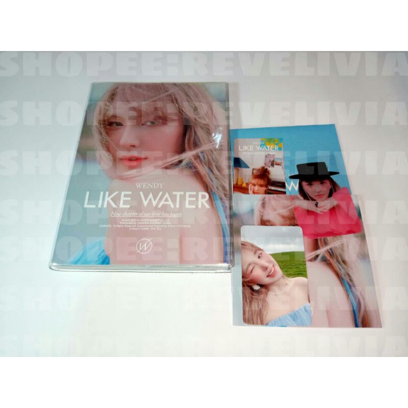 (UNSEALED) ALBUM WENDY LIKE WATER DEBUT SOLO RED VELVET