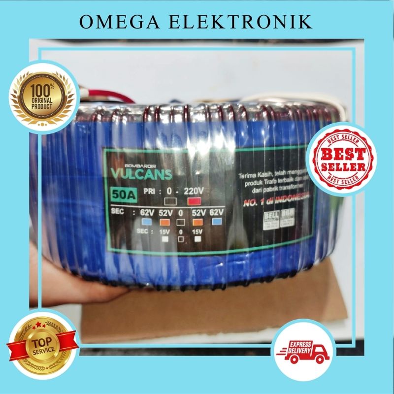 Travo toroid 50A Vulcans BGR CT 62V/Travo donat Vulcans BGR 50A ct 62V