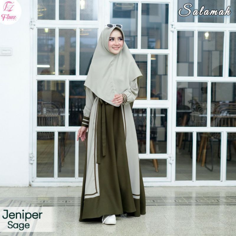 SALAMAH DRESS/SALAMAH GAMIS Original Fauz Hijab