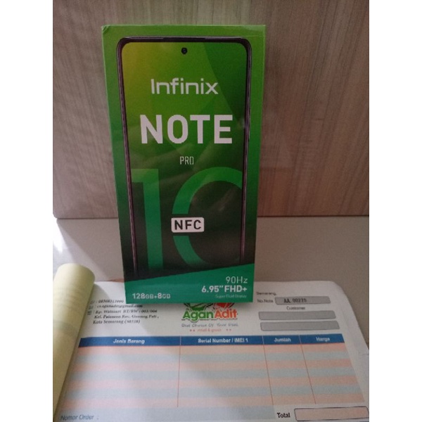 Infinix Note 10 Pro 6/64 & 8/128 Garansi resmi Infinix indonesia