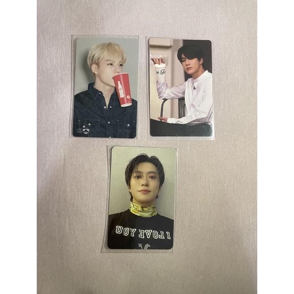 Pc jeno cashbee we boom, puff barista sticker, pc jaehyun sticky ver