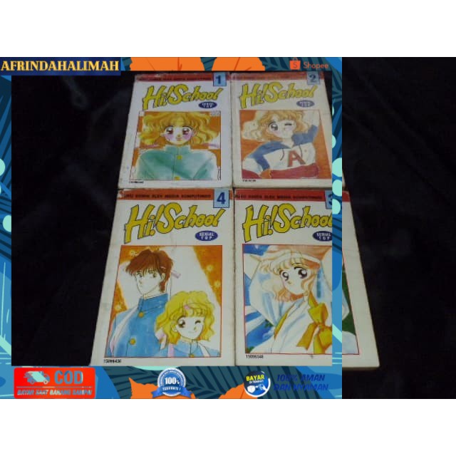 

{TERBARU} komik hi school riku kurita set 2