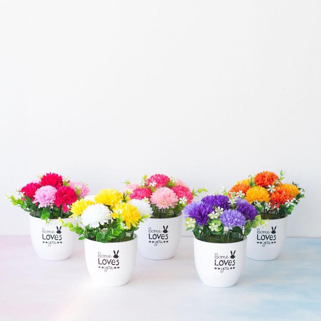 COD BUNGA HIAS DANDELION BUNGA PLASTIK BUNGA TANGKAI BUNGA BONSAI BUNGA IMPORT BP1120-ROSE