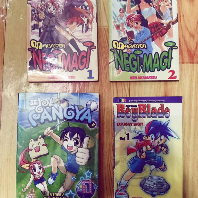Komik Negi Magi, Pangya, Beyblade